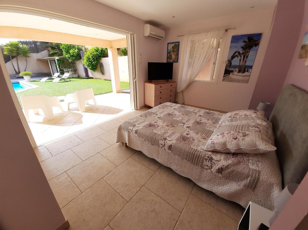 Villa Madysan Climatisee St Aygulf, Piscine Privee, 900M De La Mer 圣艾格夫 外观 照片